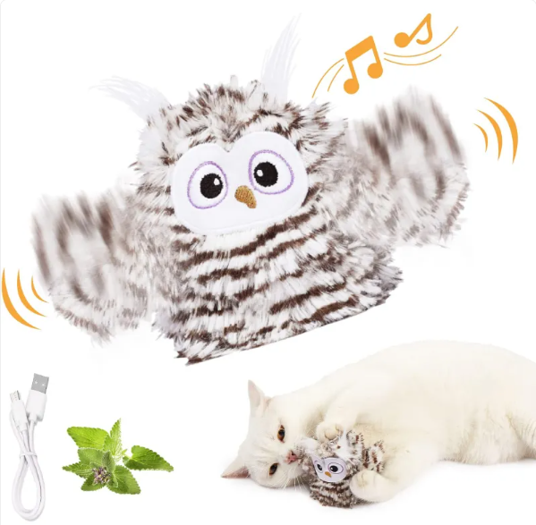 Interactive Flapping Bird Cat Toy