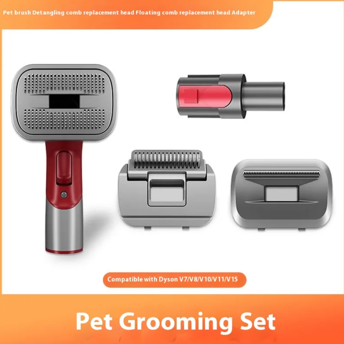 Pet Grooming Shaver & Comb Set