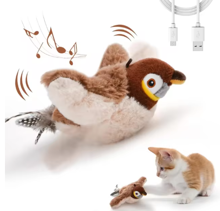 Interactive Flapping Bird Cat Toy