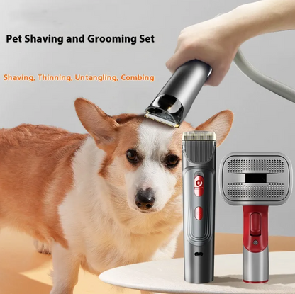 Pet Grooming Shaver & Comb Set